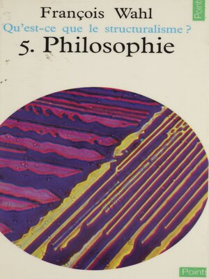 cover image of Qu'est-ce que le structuralisme ? (5)